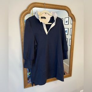 Tuckernuck Pomander Place Navy Charlotte Dress